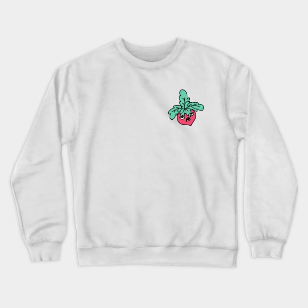 Red Radish Crewneck Sweatshirt by Radi-SH